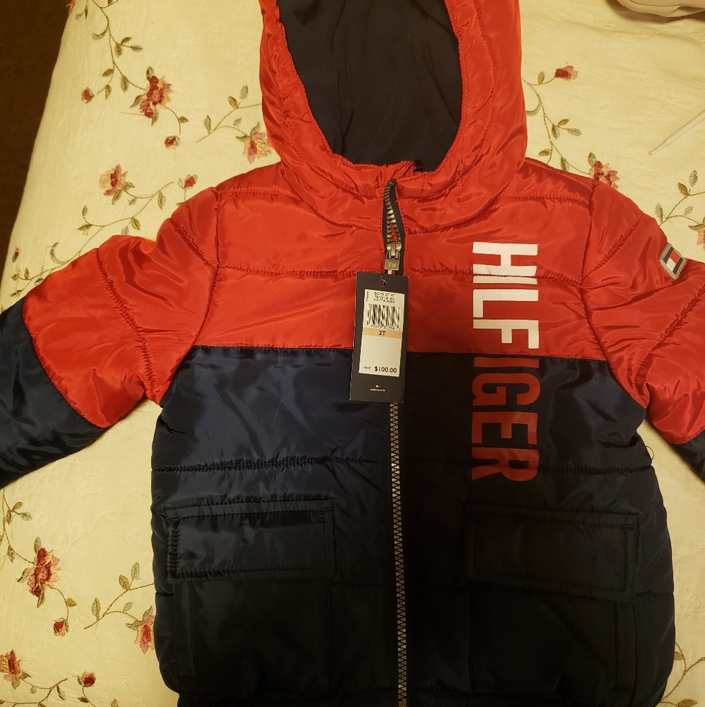 Tommy Hilfiger toddler puffer jacket